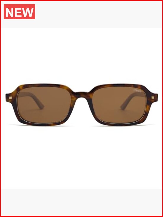 Trendy Rectangle Polarized Sunglasses, Thin Slim Square Sunnies, UV400 main image 7